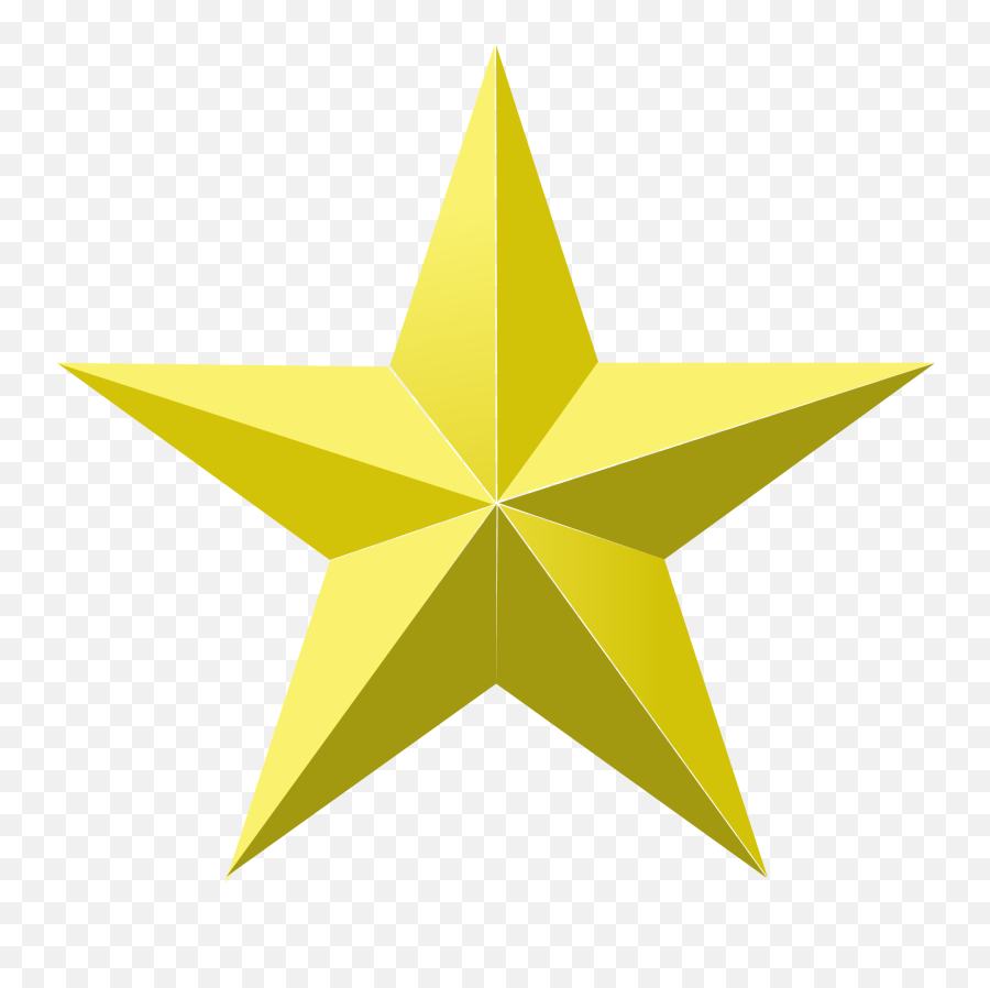 Star Png - Gold Star,Star Transparent Background