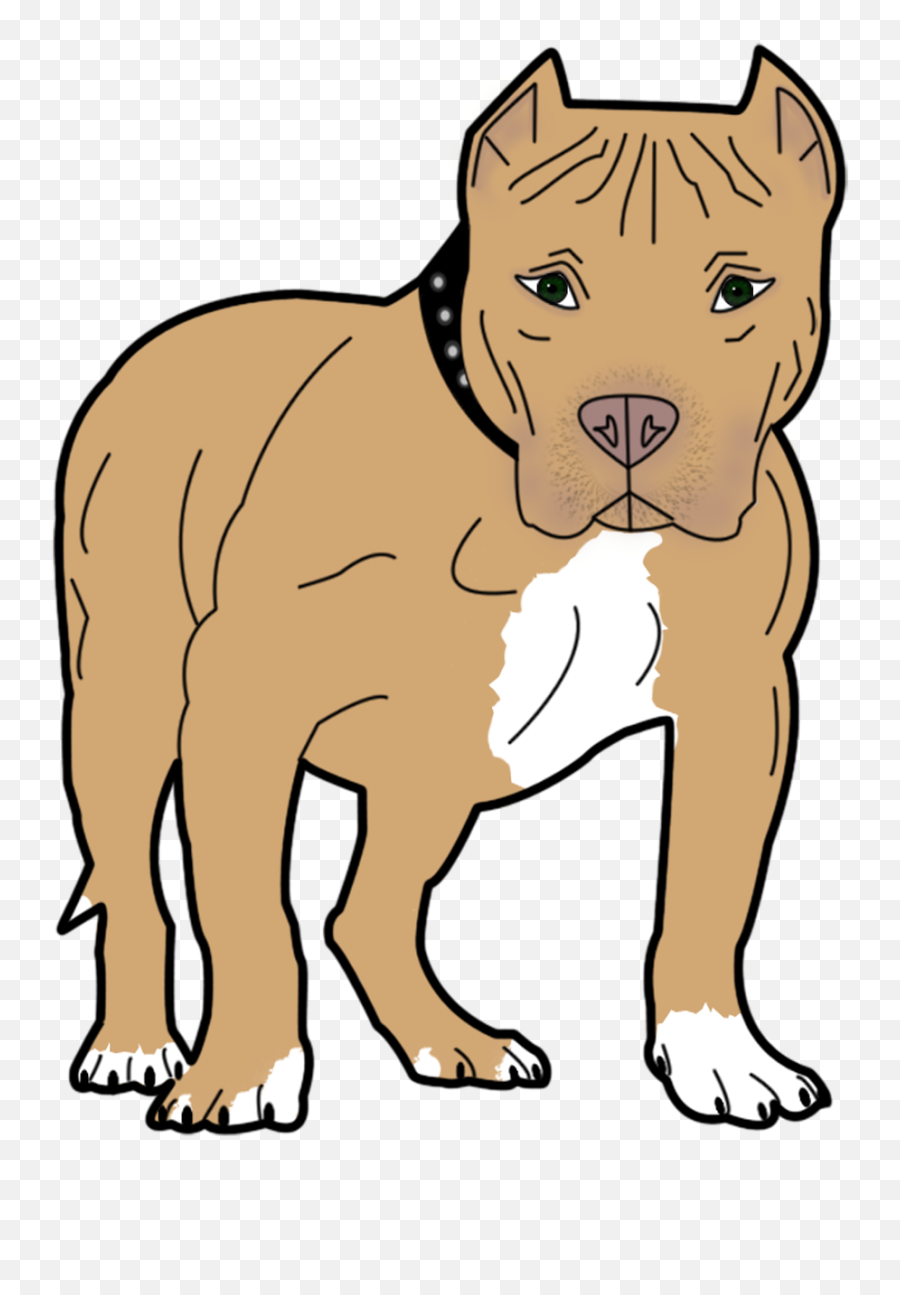 Dog Animal Pet Canine Bull Pit Png - Pitbull Clipart Transparent Background,Pit Png