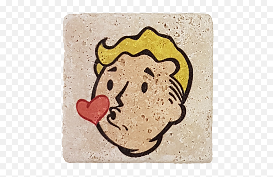 Fallout Slab Tab Vault Boy Kiss - Fallout Shelter Png,Vault Boy Transparent