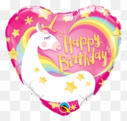 Gold Unicorn Sparkle Foil Balloon 18 - Happy Birthday Unicorn Balloons Png,Gold Unicorn Png
