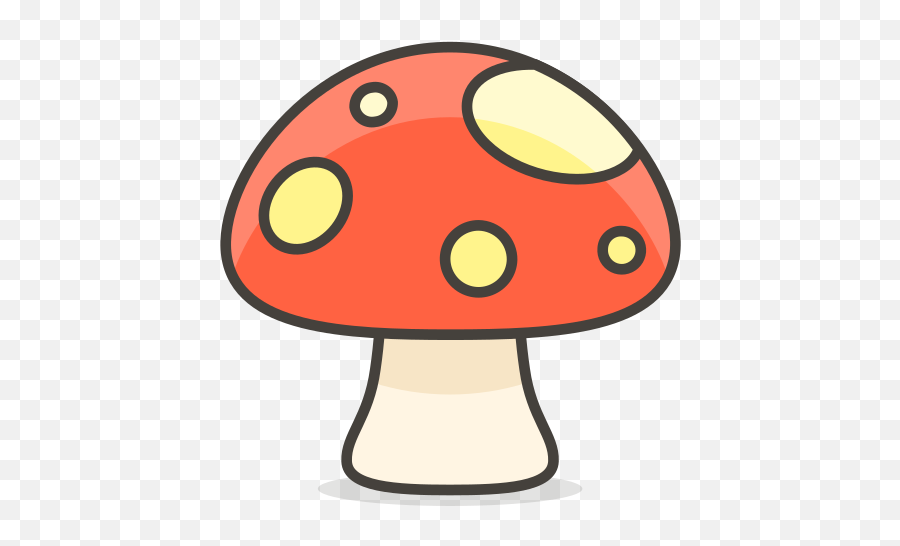 Mushroom Free Icon Of 780 Vector Emoji - Transparent Cartoon Mushroom Png,Mushroom Icon