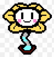 Flowey - Undertale Flowey Colored Sprite, HD Png Download - 5100x5200  (#6304447) - PinPng