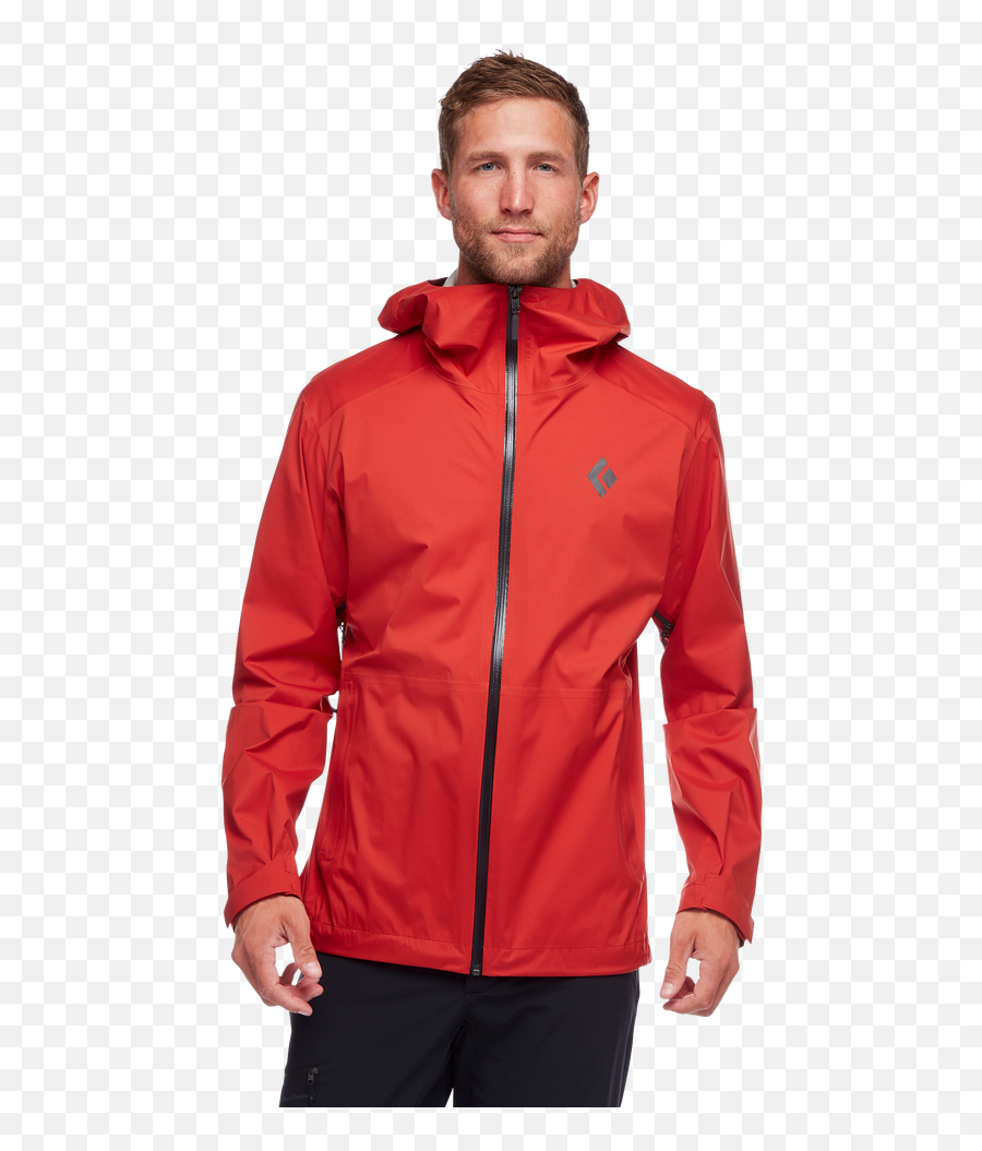 Stormline Stretch Rain Shell - Menu0027s Black Diamond Mens Stormline Stretch Rain Shell Jacket Png,Icon Rain Jacket