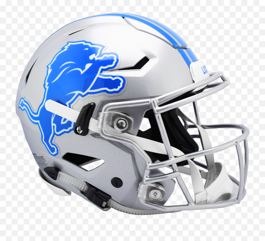 Detroit Lions Helmet Riddell Authentic - Lions Helmet Png,Riddell Speed Classic Icon