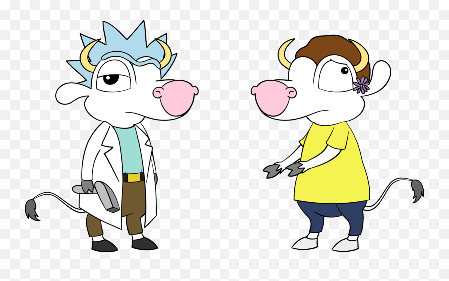 Belugatoons Cowsplay - Rick And Morty Cartoon Png,Rick And Morty Png