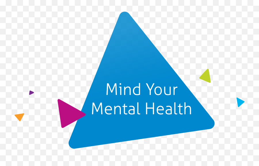 Download Without Mental Health - Triangle Png Image With No Triangle,Blue Triangle Png