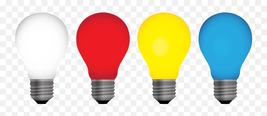Bulb Light Icon - Led Colour Bulb Png,Lightbulb Icon Transparent Background