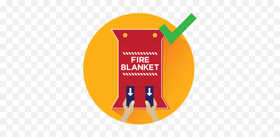Fire Safety Equipment - Fire And Rescue Nsw Fire Blanket Usage Instruction Png,Fire Safety Icon