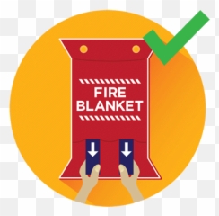 Fire Safety Equipment - and Rescue NSW Blanket Usage Instruction png