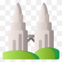 Twin Towers - Free architecture and city icons Vertical png