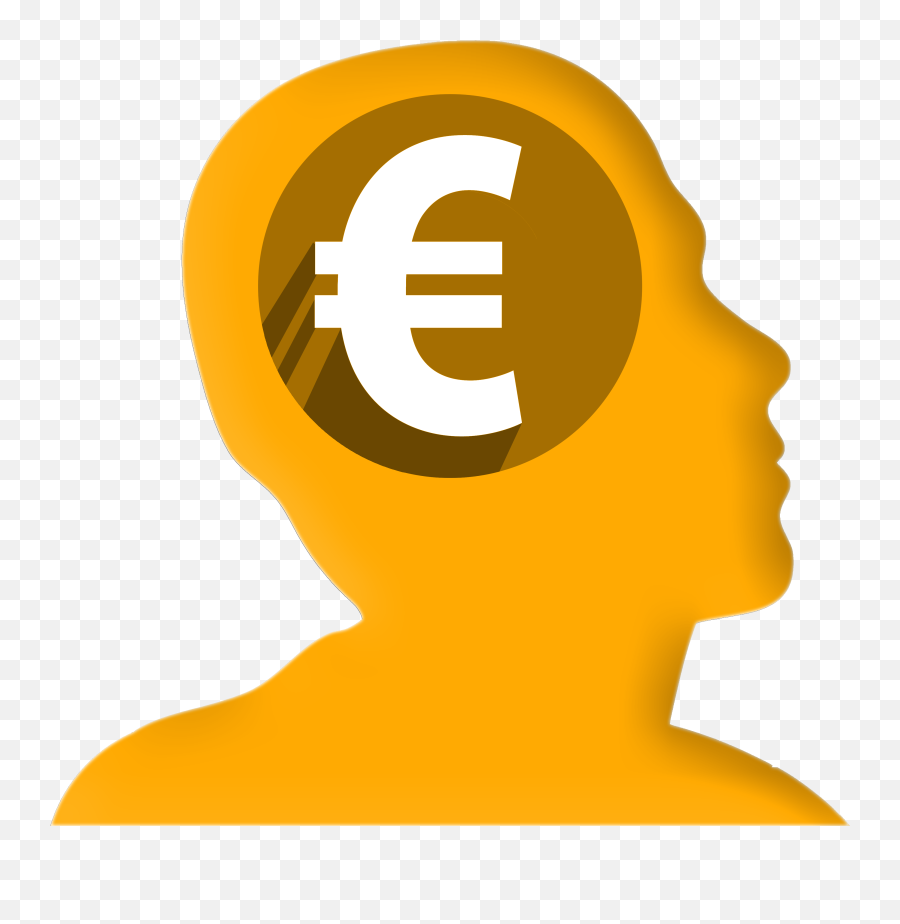 Head Profile With Euro Icon Free Image Download - Money Profile Png,Euro Icon Png
