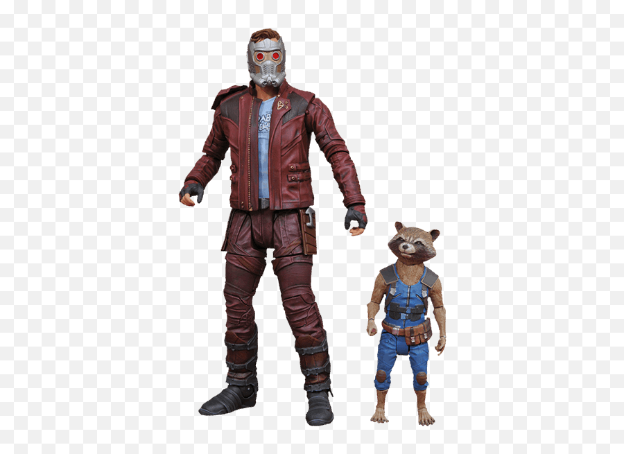 Marvel - Guardians Of The Galaxy Vol 2 Starlord U0026 Rocket Raccoon 7u201d Figure 2pack Starlord And Rocket Raccoon Png,Guardians Of The Galaxy Vol 2 Png