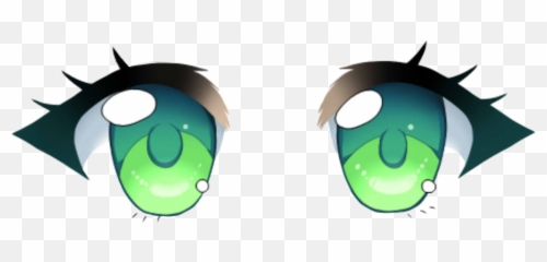 Download 15 Kawaii Anime Eyes Png For Free - Green