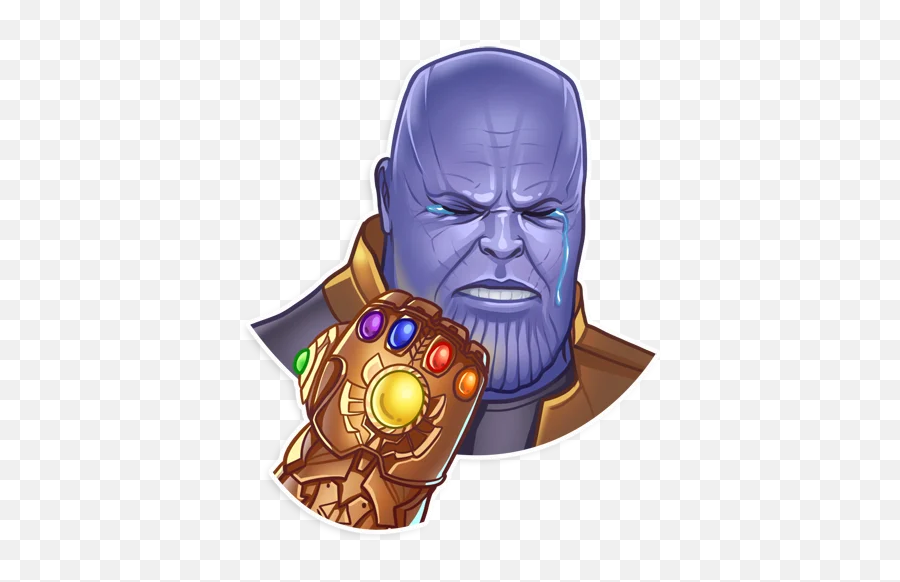 Avengers Heroes Stickers - Live Wa Stickers Thanos Sticker Telegram Png,Thanos Icon