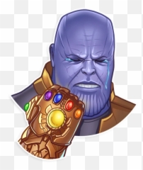 Avengers Heroes Stickers - Live WA Thanos Telegram png