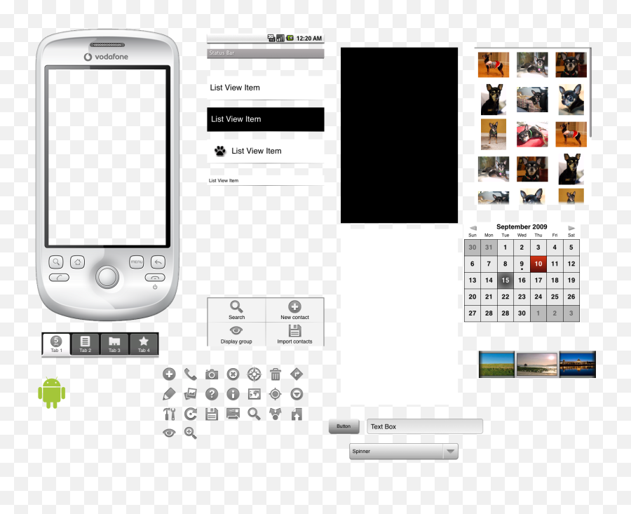 Google Android Graffletopia - Feature Phone Png,Htc Desire Icon List