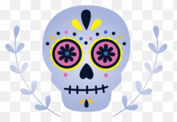 Day Of The Dead Skull Art Visual Arts For - Calavera Dia Muertos Mujer Png