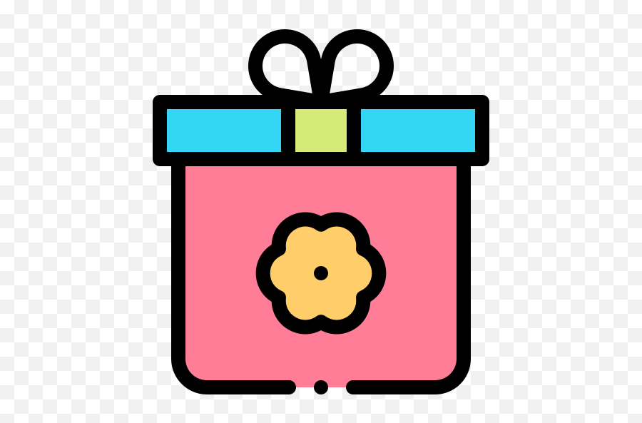 Gift Box - Free Birthday And Party Icons Png,Gift Icon Vector
