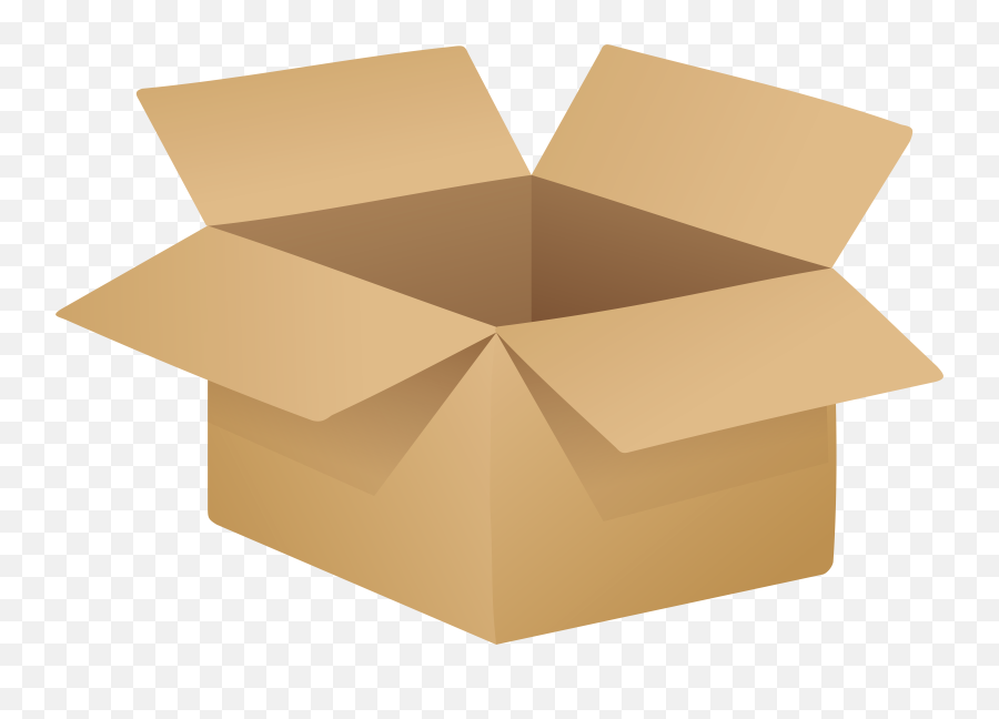 Library Of Box Images Vector - Cardboard Box Clipart Transparent Png,Transparent Box