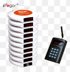 Wireless Coaster Pagers Pager - Wireless Pager System Png,Pager Png
