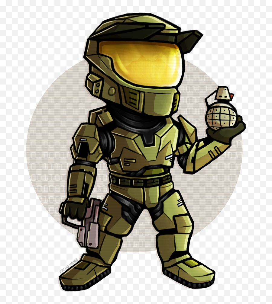 Halo Png Transparent Halopng Images Pluspng - Halo Master Chief Cartoon,Halo Master Chief Png