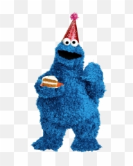 Cookie Monster Clip Art 5 2 - Cookie Monster Birthday Card Png,Cookie Monster Png