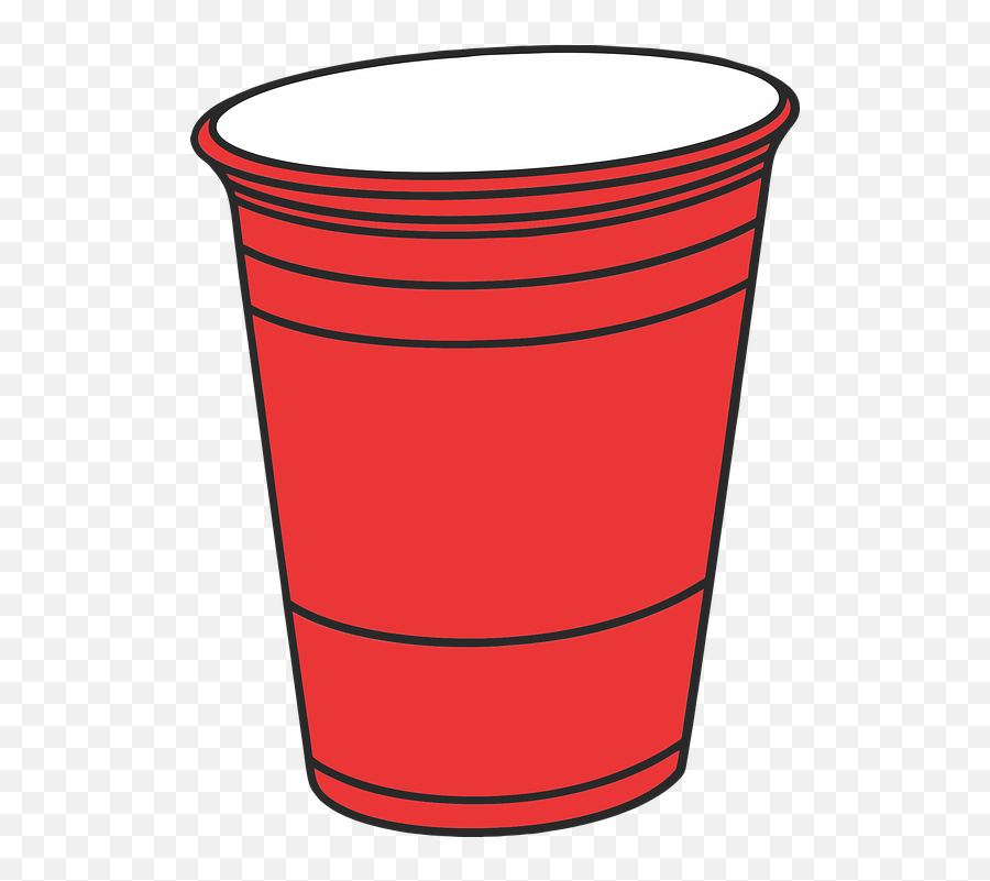 Drink Empty Container Liquid Glass Solo Cup Beer - Red Red Solo Cup Svg Png,Glass Cup Png