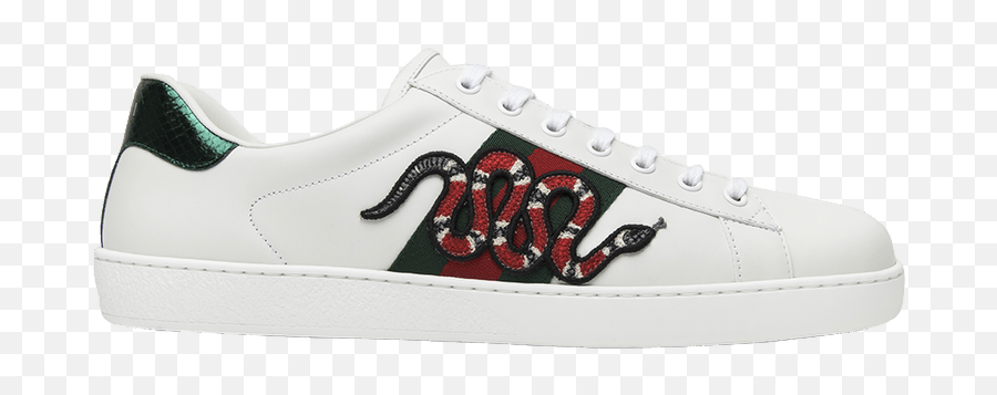 Gucci Ace Embroidered U0027snakeu0027 - Gucci Snake Trainers Png,Gucci Snake Png