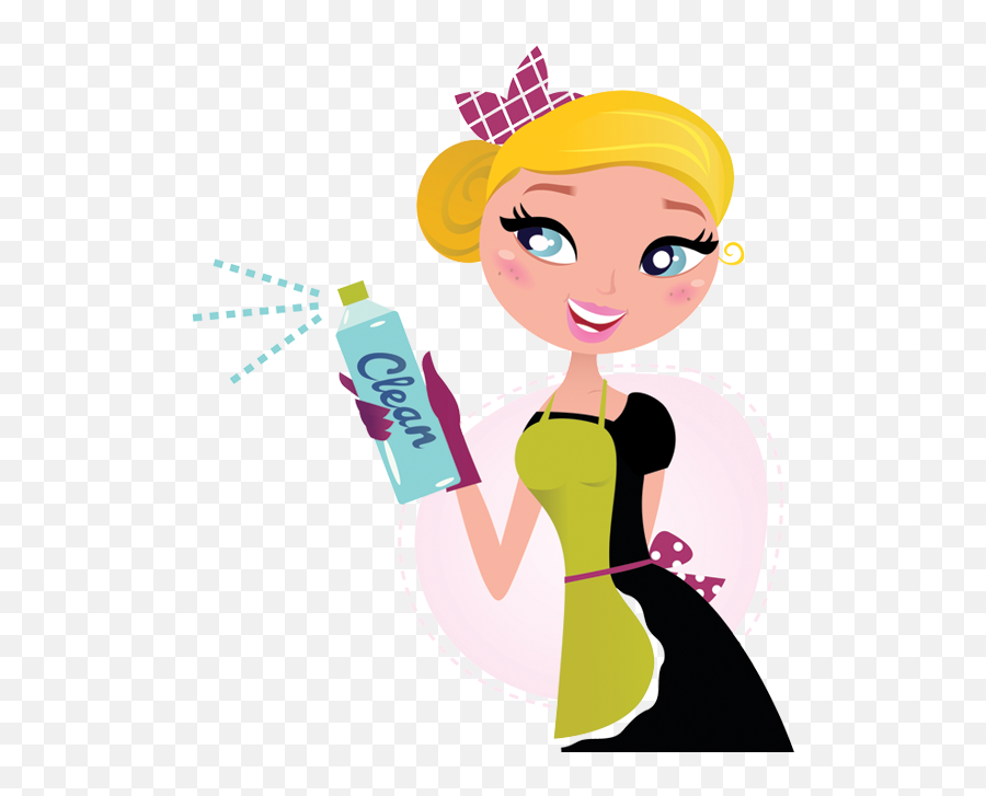 House Cleaning Pictures Cartoon - Cartoon Cleaning Lady Png,Transparent Cartoons