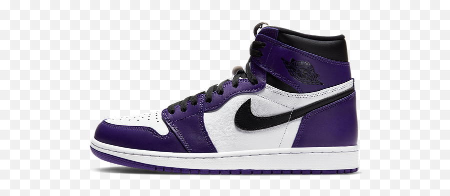 Air Jordan 1 High Og U0027court Purpleu0027 - Sneakerjagers Jordan 1 Court Purple Png,Nike Swoosh Transparent Background