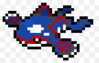 Pixel Art Pokemon Groudon Transparent - Shiny Kyogre Pixel Art Png,Groudon Png