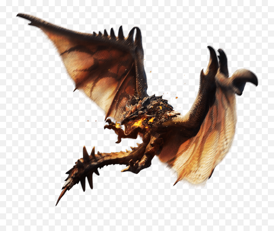 Realistic Dragon Transparent Background Png Play - Rathalos Monster Hunter,Monster Transparent Background