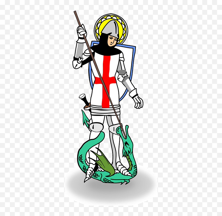 Saint George Slaying Dragon Clipart Free Download - Saint George Clipart Png,Dragon Clipart Png