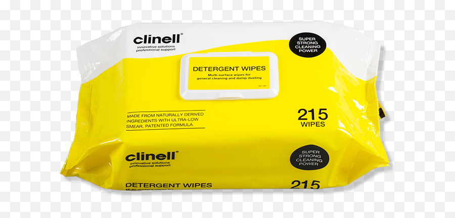 Clinell Detergent Wipes 215 - Plastic Png,Smear Png