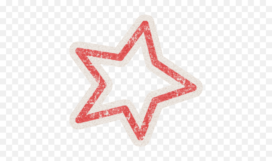 Lil Monster Red Star Outline Sticker Graphic By Sheila Reid - Emblem Png,Red Star Logos
