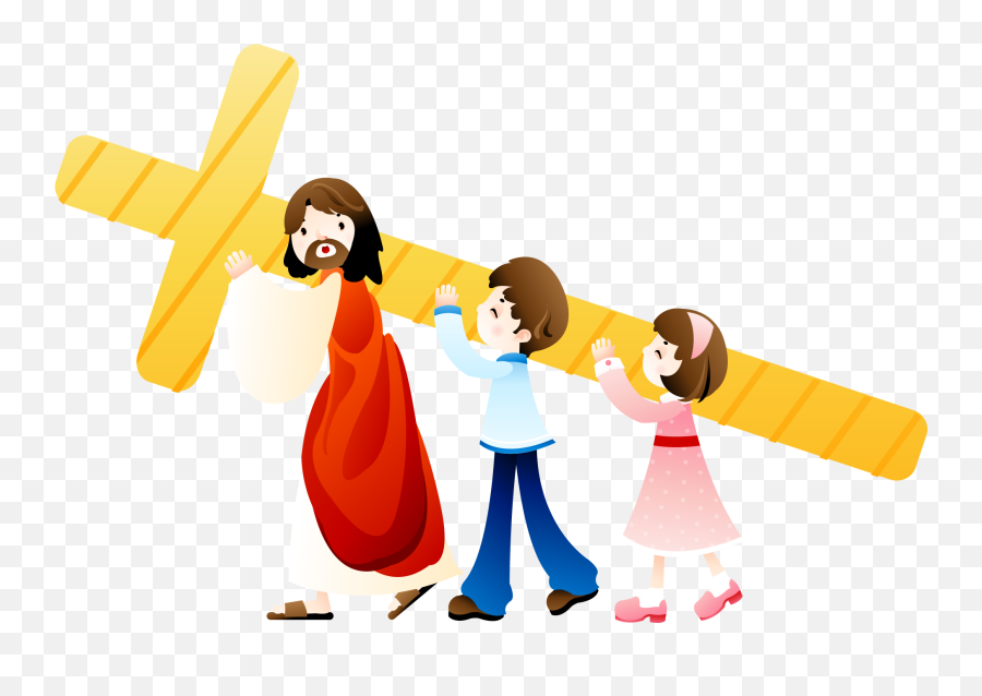 Download Free Bible Cross Jesus Holding Child Christianity - Cross For Kids With Jesus Png,Bible Icon Png