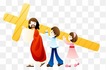 Download Free Bible Cross Jesus Holding Child Christianity - For Kids With png
