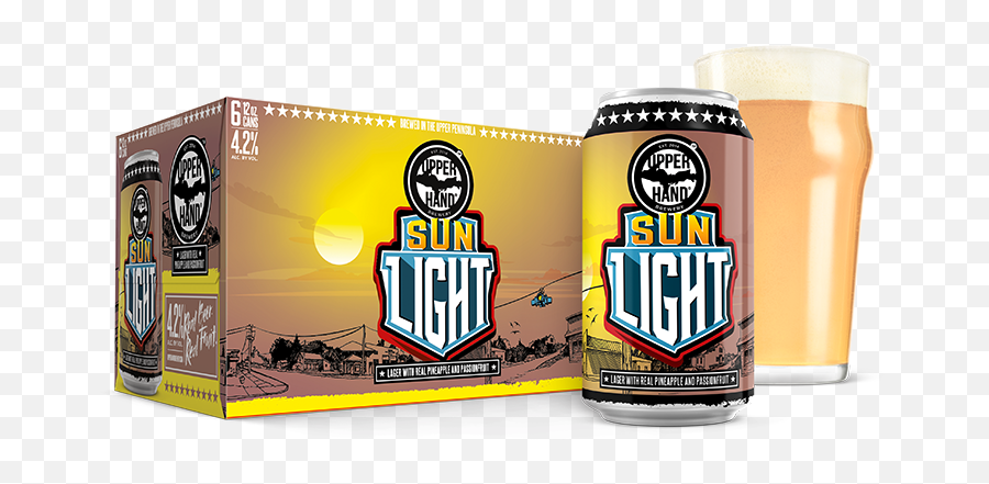 Sun Light - Upper Hand Brewery Upper Hand Brewery Png,Sun Light Png