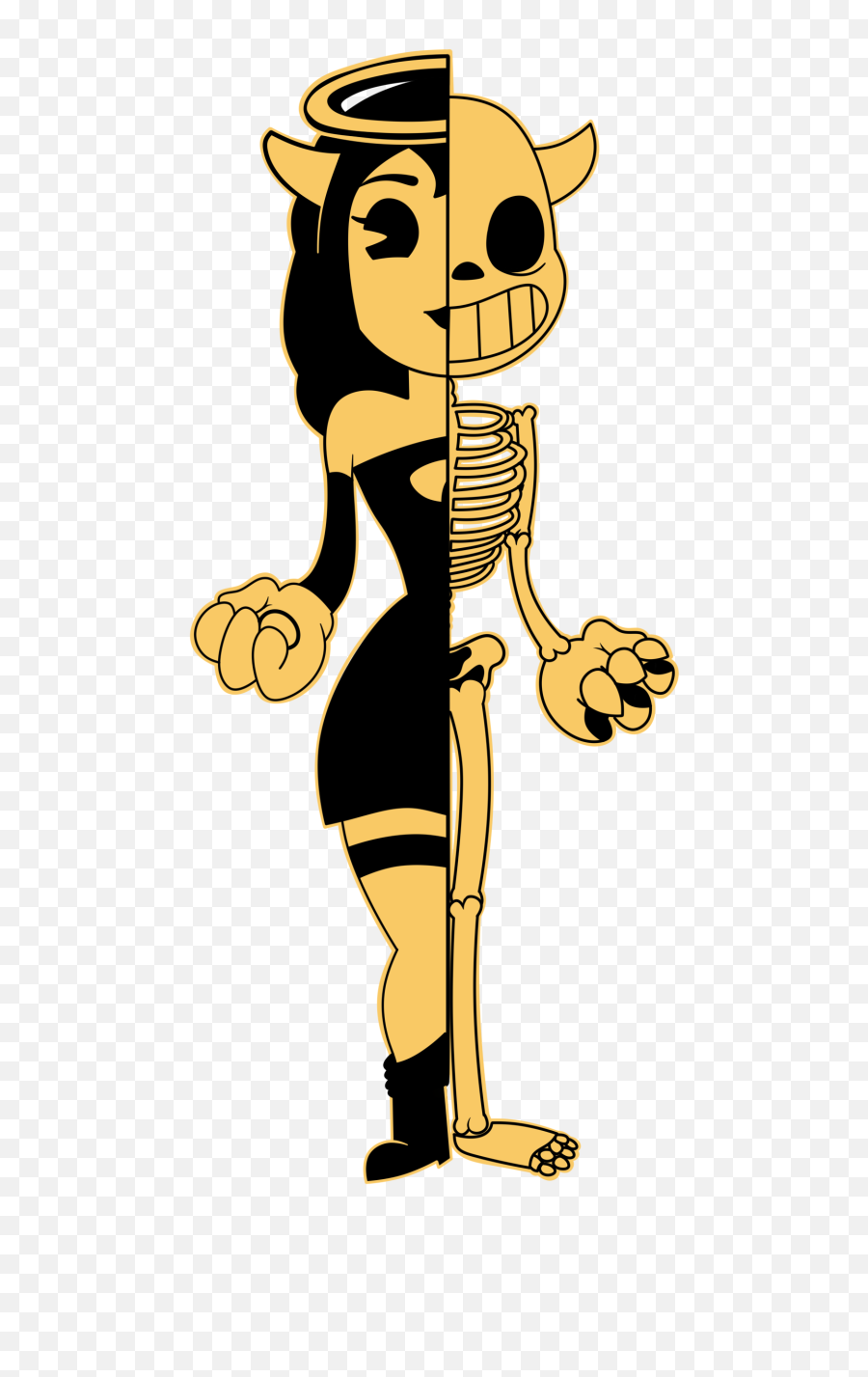 Png Transparent I M Angel - Cut Out Bendy And The Ink Machine,Bendy Png