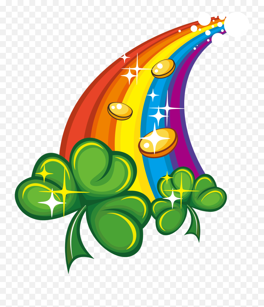 Download Irish Leaf People Symbol Patricks Saint Day Hq Png - Irish St Day Rainbow,Irish Png