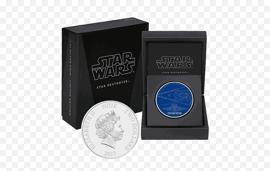 Silver Numis Star Wars Ships Destroyer 2017 1 Oz - Coin Png,Star Wars Ships Png