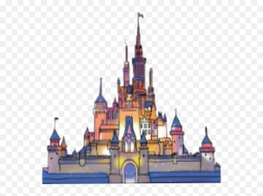 Castle Queen Disney Sueños Sticker - Transparent Disney Castle Png,Disneyland Castle Png