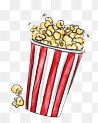 Popcorn - Movie Clip Art png