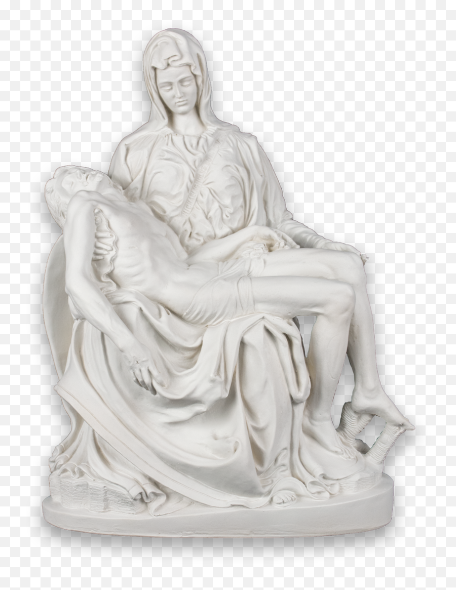 Pieta Of Michelangelo 8 - Statue Png,Michelangelo Png