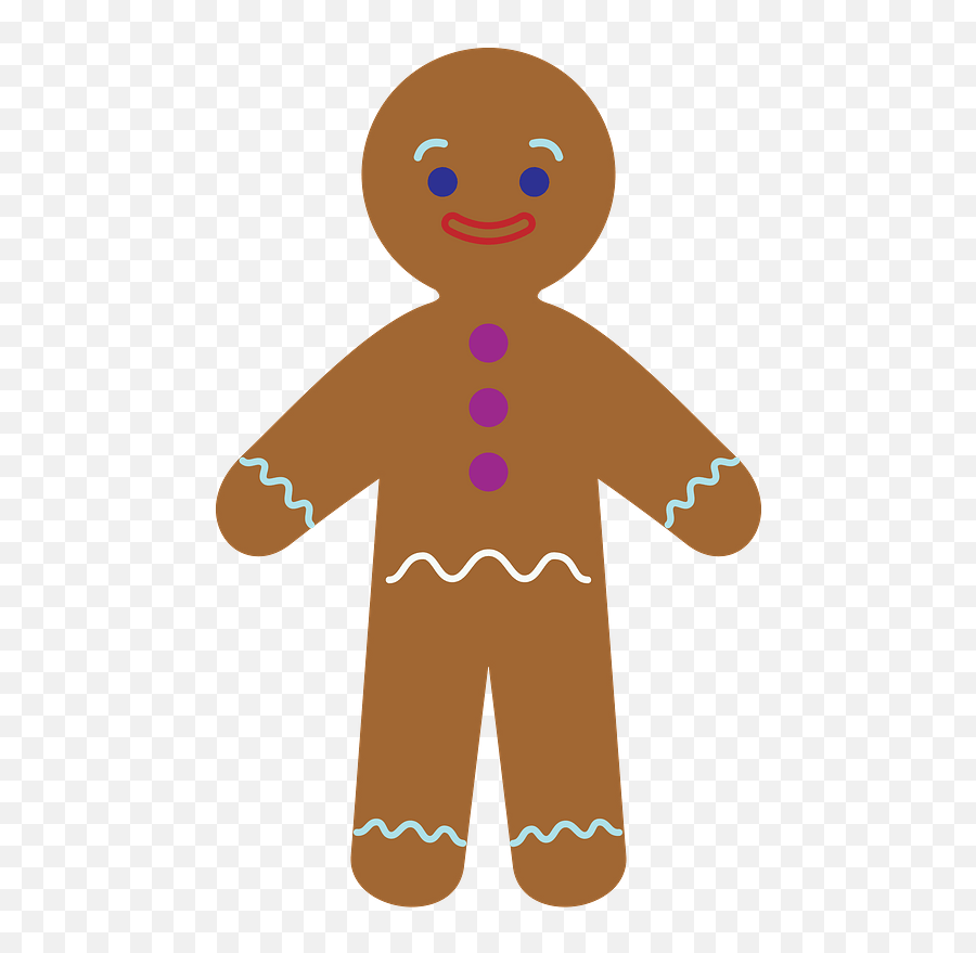 Gingerbread Man Clipart Free Download Transparent Png - Happy,Gingerbread Png