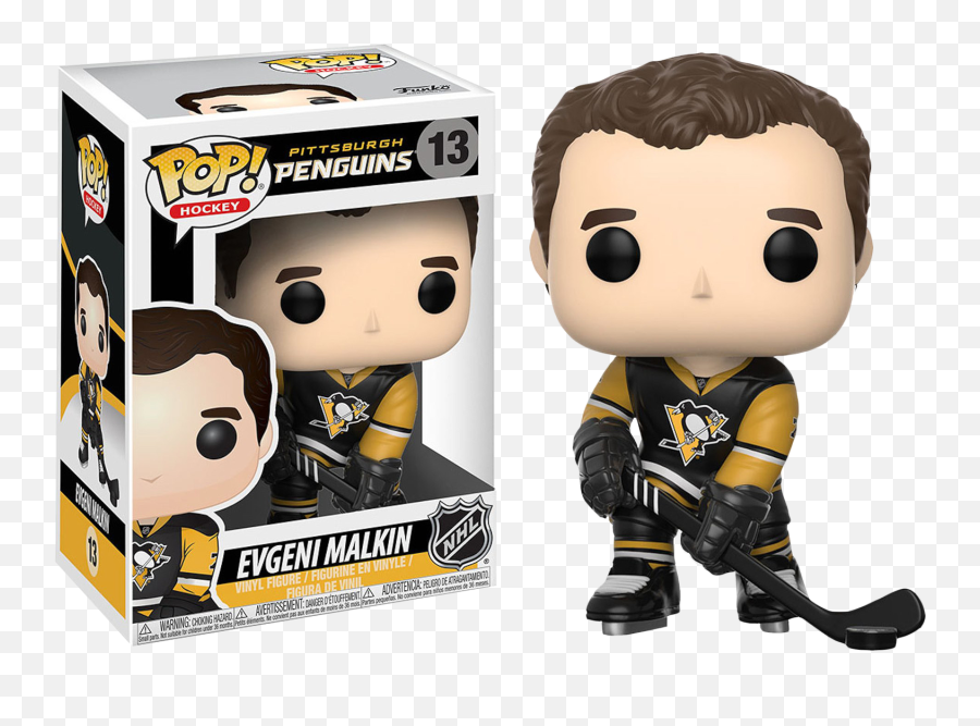 Funko Pop Nhl Hockey - Evgeni Malkin Pittsburgh Penguins 13 Pittsburgh Penguins Funko Pop Png,Pittsburgh Penguins Png