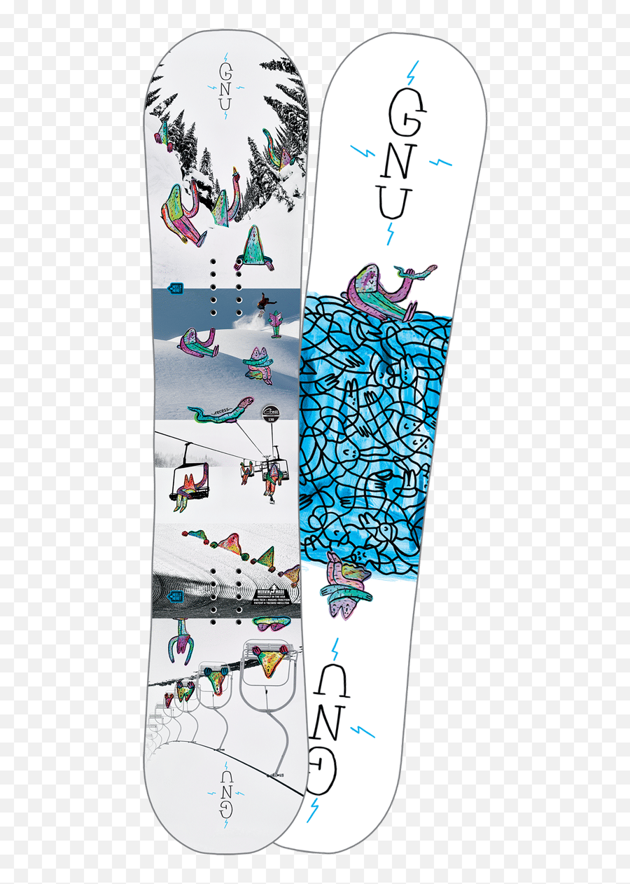 Best Kids Snowboards - Winter 2018 Evolve Snow Camps Gnu Asym Recess Btx Png,Snowboard Png