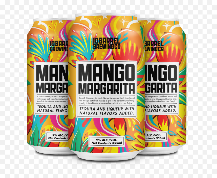 Mango Margarita U2013 10 Barrel Brewing Co - Mango Margarita In A Can Png,Margaritas Png