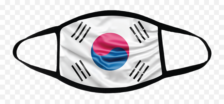 South Korea Sublimation Face Mask - South Korea Png,South Korea Flag Png