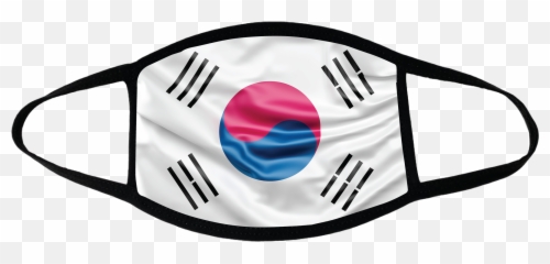South Korea Sublimation Face Mask - png
